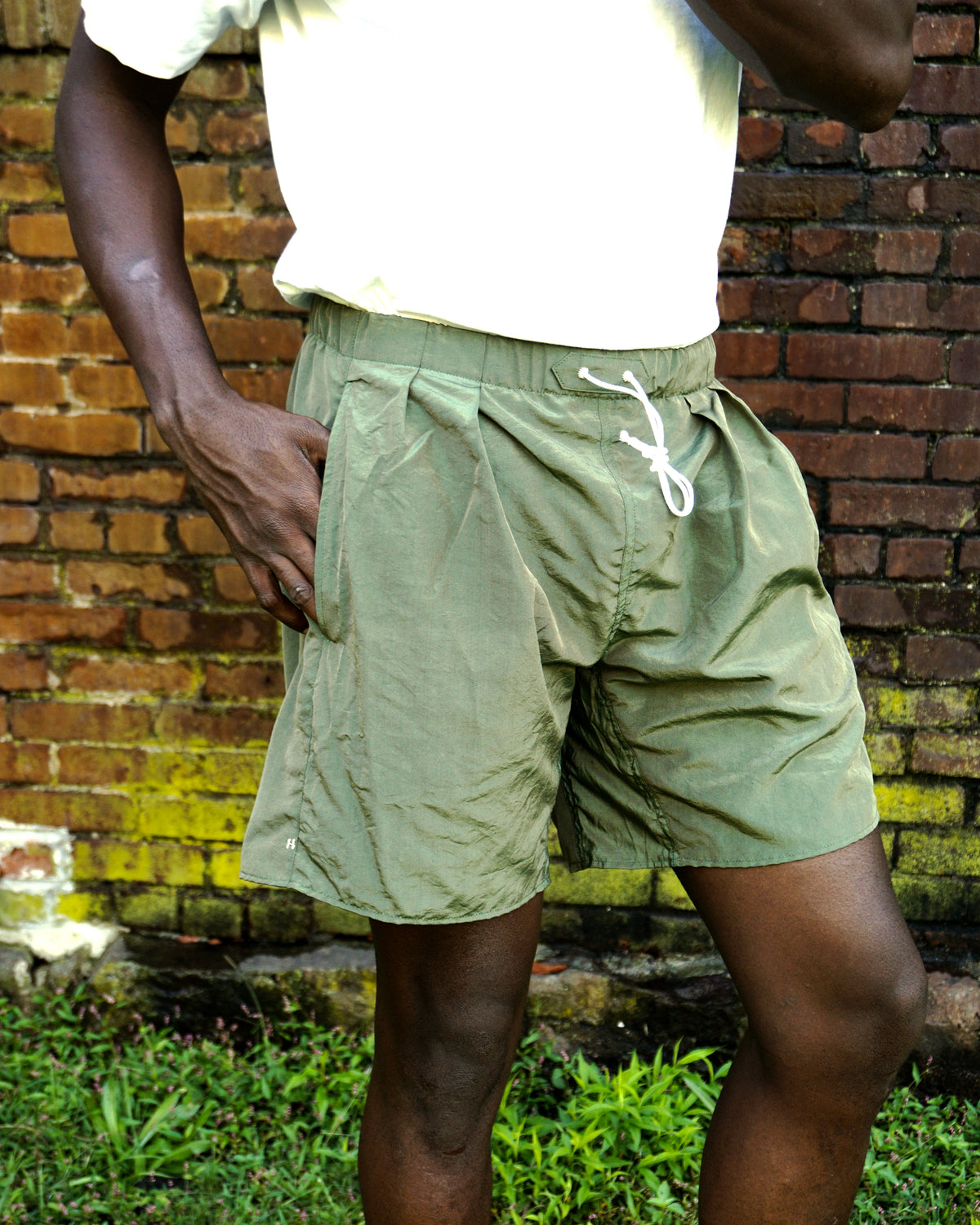 Pleated Shorts