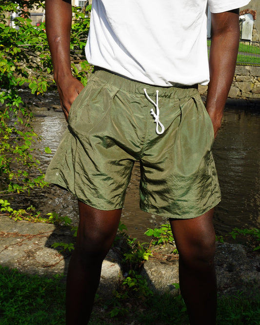 Pleated Shorts